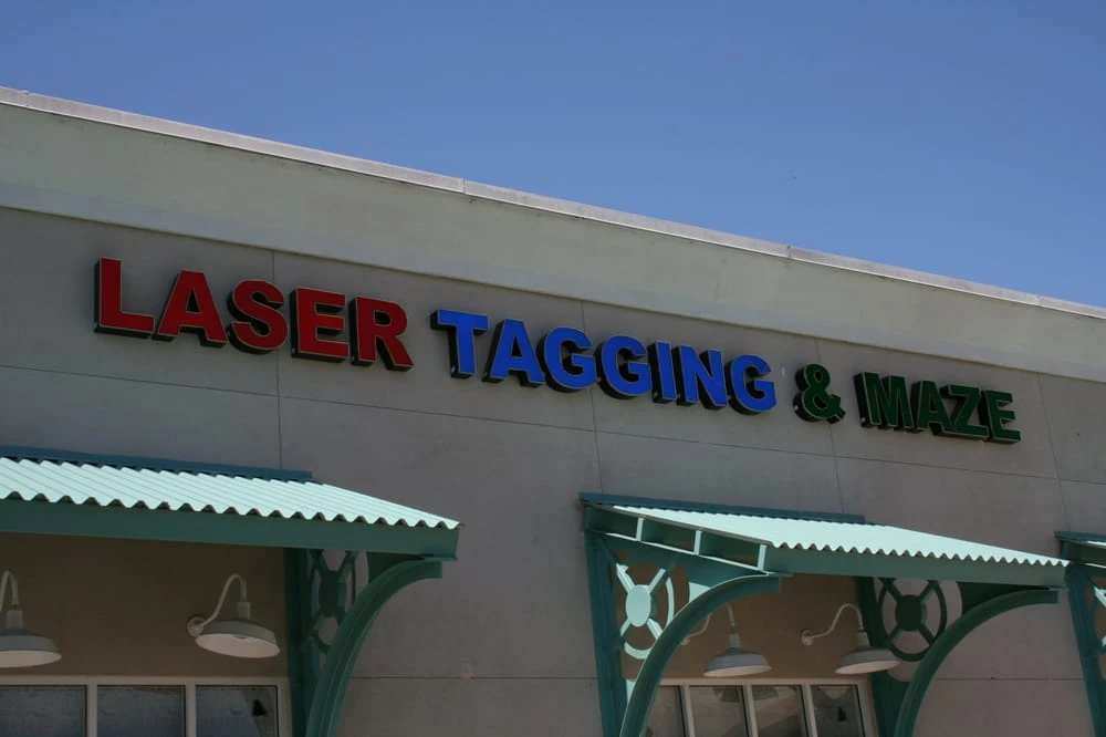 Exterior daytime view of Laser Tagging Inc. building in Newark, California