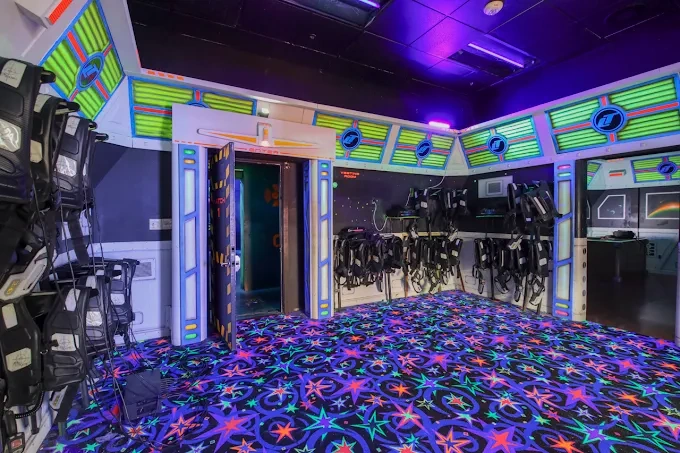 Gear up in our futuristic vesting room where every player receives professional-grade equipment. The anticipation builds here — this is where weekend warriors from San Jose to Oakland prepare for the Bay Area's most intense laser tag battle. Walk-ins welcome, reservations recommended.