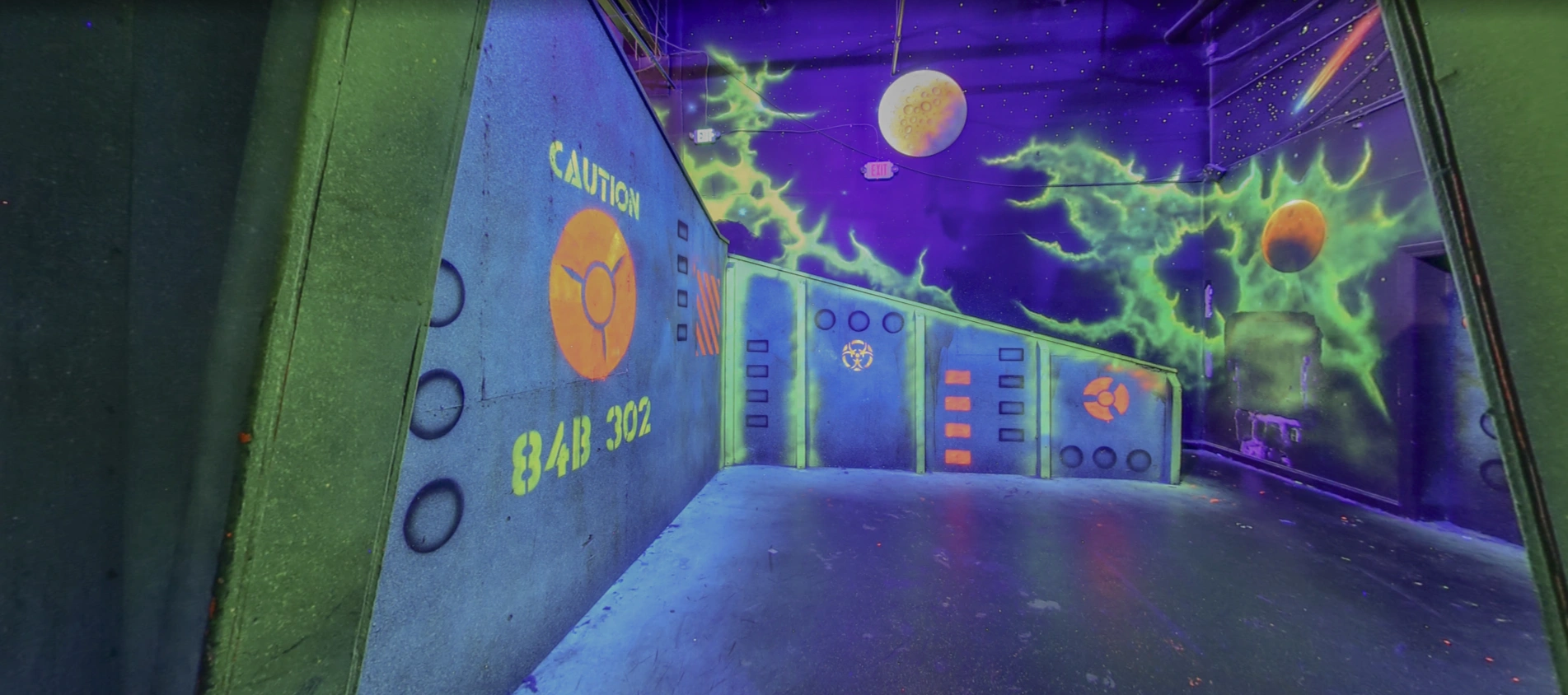 Hand-painted sci-fi murals line the walls of our immersive arena, creating a cinematic atmosphere you won't find at any other entertainment center from Hayward to San Jose. Every corner is a photo-worthy moment, a tactical advantage, and a reason families come back month after month.